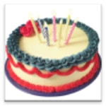 happy birthday cake android application logo